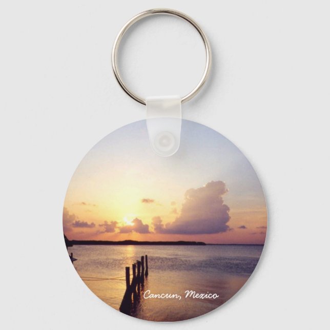 Porte-clés Sunset in Cancun Keychain (Recto)