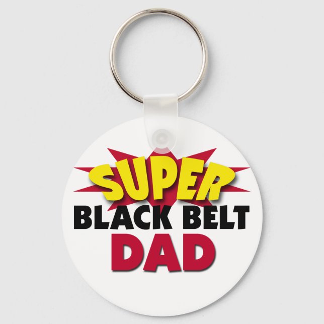 Porte-clés Super Black Belt Papa (Recto)