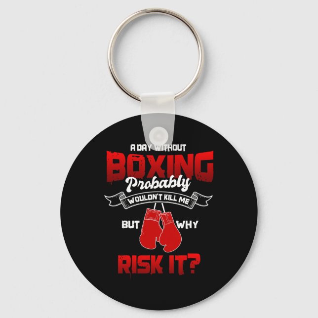 Porte-clés Super Boxe Cadeau Boxe Sport Boxe Gants Hommes W (Recto)