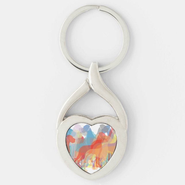 Porte-clés Super Danois (Devant)