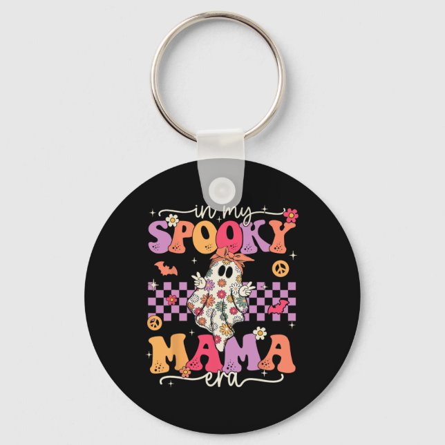 Porte-clés Super Dans Ma Mama Éffrayante Époque Mère Mère Rét (Recto)