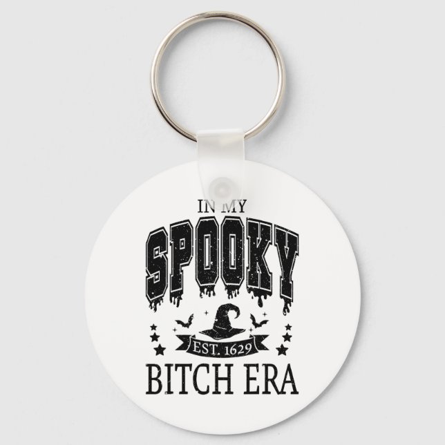 Porte-clés Super Dans Mon Époque Éffrayante Skeleton Hallowee (Recto)