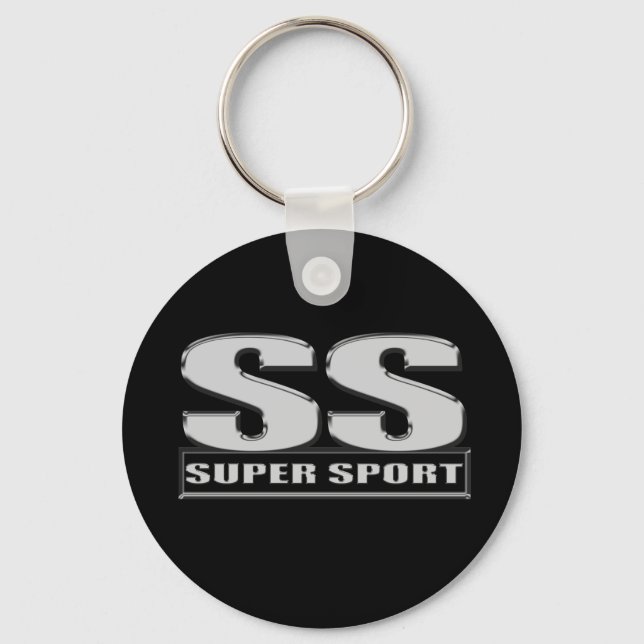 Porte-clés super duper sport noir (Recto)