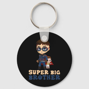 Porte-clés Super grand frère super héros pour enfants