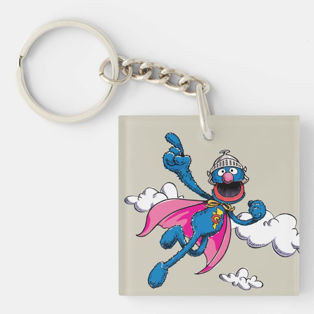 Porte-clés Super Grover vintage (Devant)