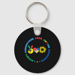 Porte-clés Super-héros pour enfants autistes Signe de la main