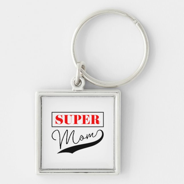 Porte-clés Super Maman (Devant)