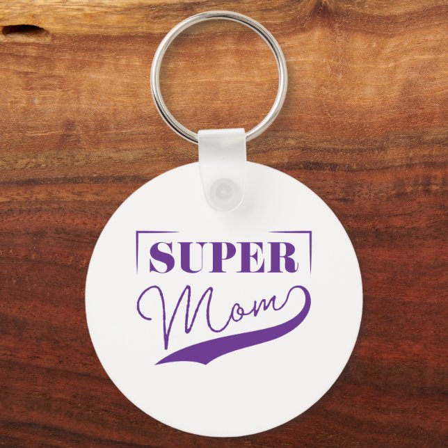 Porte-clés Super Maman (Verso)