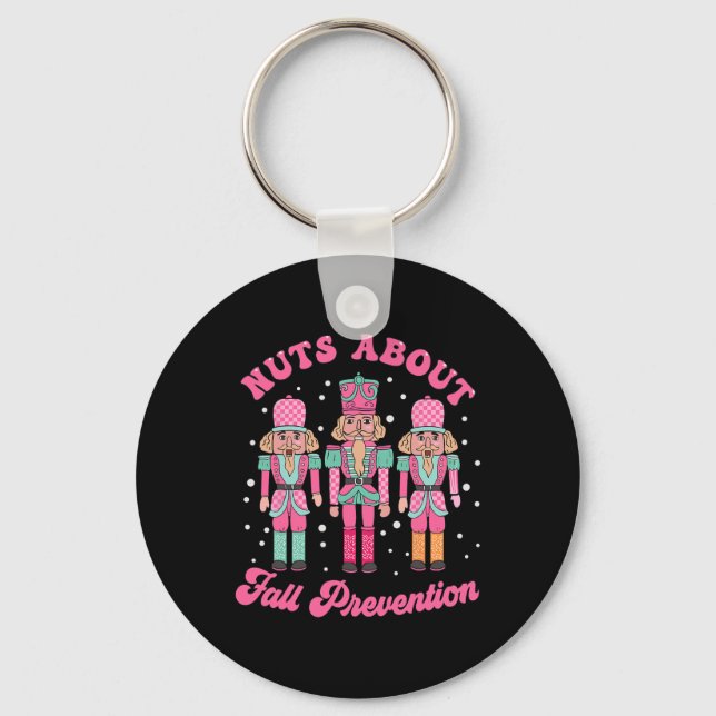 Porte-clés Super Nuque À propos de la prévention des chutes N (Recto)