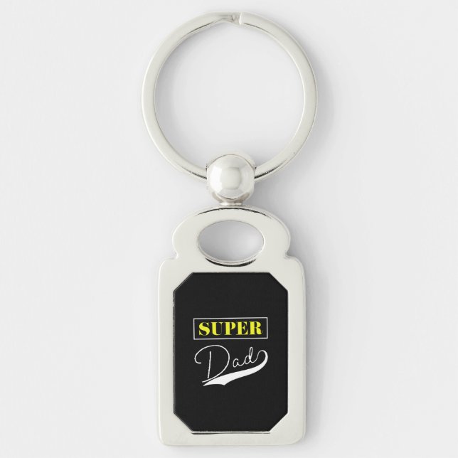 Porte-clés Super papa (Devant)