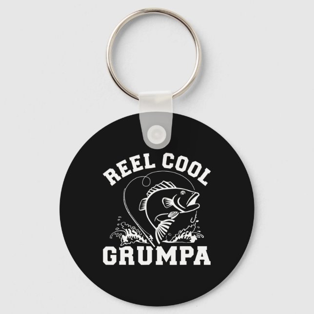 Porte-clés Super Papa Pêcheur Grincheux  (Recto)