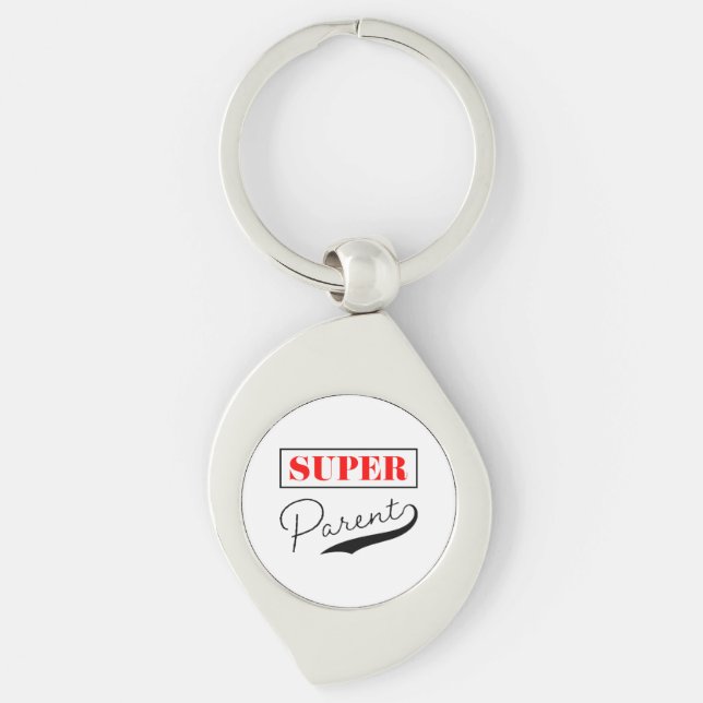 Porte-clés Super parent (Devant)