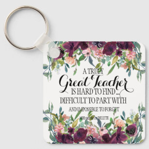 Porte-clés Super professeur Merci cadeau d'appréciation