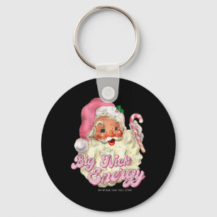 Porte-clés Super rétro Big Nick Père Noël Énergie rose Père N