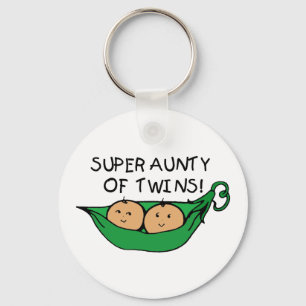 Porte-clés Super tante de Twins Pod