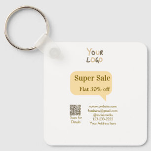 Porte-clés super vente affaires remise scan code QR détails 