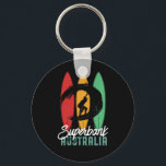 Porte-clés Superbank Beach Australie Vintage Retro Surfing<br><div class="desc">Design rétro vintage pour les surfeurs qui aiment surfer et surfer sur les vagues de l'océan. Vacances d'été cool, vacances de printemps marchandises pour ceux qui aiment le soleil chaud, le temps tropical, bronzage sous le palmier. Un design grandiose et déprimé à porter tout en profitant de la fête de...</div>