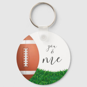 Porte-clés Superbol de football américain You & Me