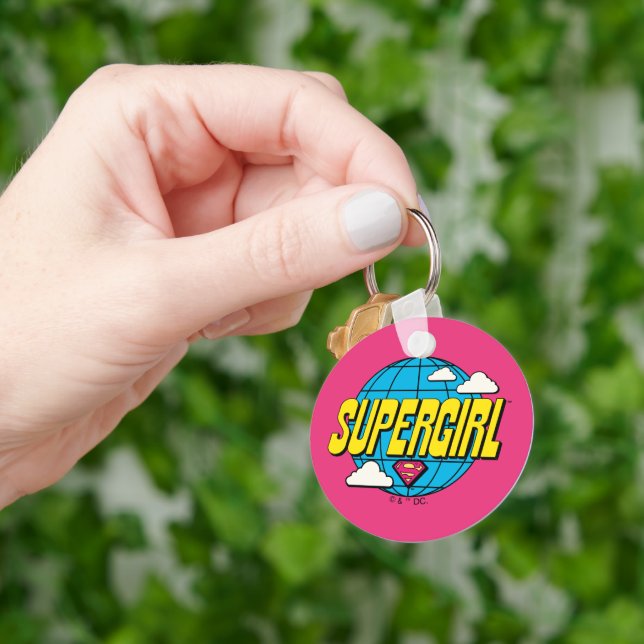 Porte-clés Supergirl Graphique Pop Mondial (main)
