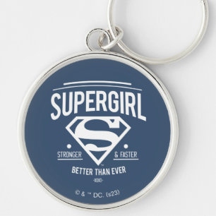 Porte-clés Supergirl mieux que jamais Retro Graphic