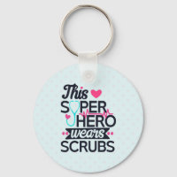 Superhero de soins infirmiers drôle dire la typogr