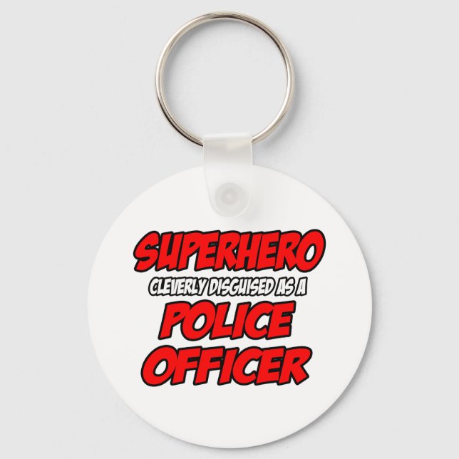 Porte-clés Superhero...Officier de police (Recto)