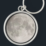 Porte-clés Superlune dans le ciel noir<br><div class="desc">Grosse lune grise dans le ciel noir</div>