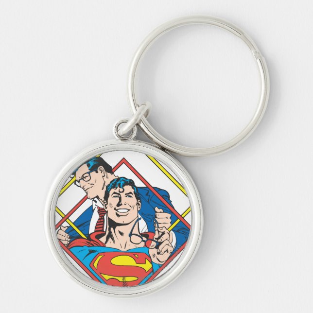 Porte-clés Superman/Clark Kent (Devant)