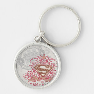 Porte-clés Superman Stylized   Drawn with Crown Logo