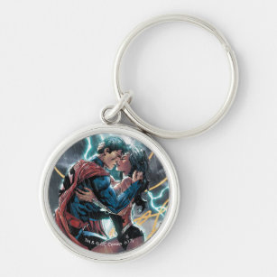 Porte-clés Superman/Wonder Woman Comic Art promotionnel