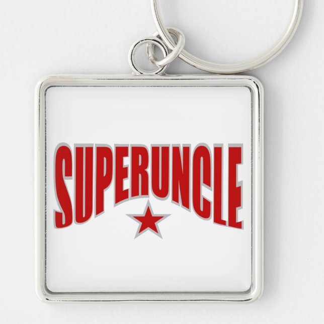 Porte-clés SUPERUNCLE porte - clé - personnalisable (Devant)