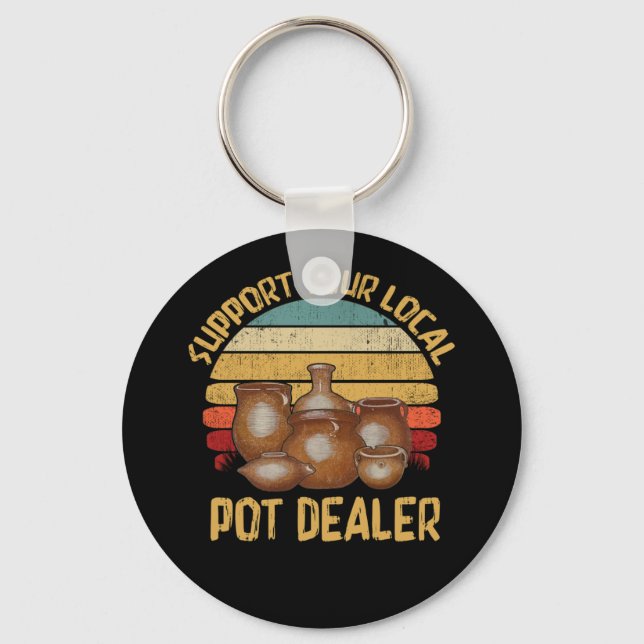 Porte-clés Support de votre concessionnaire Pot local Potteri (Recto)