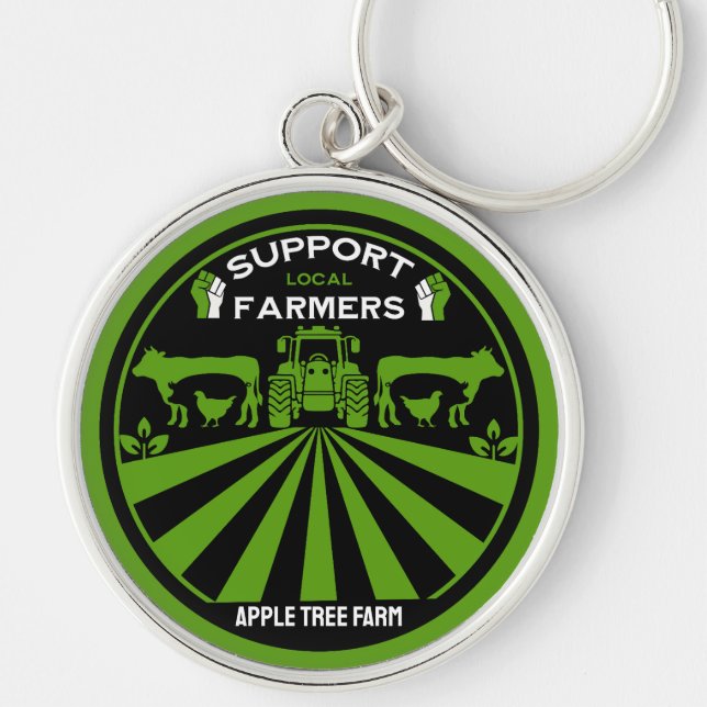 Porte-clés Support des produits agricoles locaux (Devant)