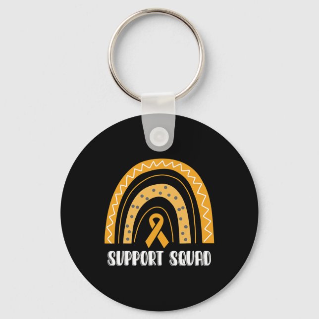 Porte-clés Support Escadron Orange Arc-En-Ciel Ribbon Rsd Crp (Recto)