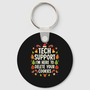 Porte-clés Support technique de Noël ici pour supprimer les c