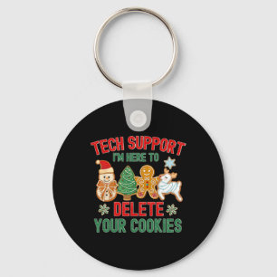 Porte-clés Support technique de Noël ici pour supprimer les c