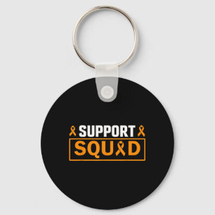 Porte-clés Suprt Squad Drôle de sensibilisation à la leucémie