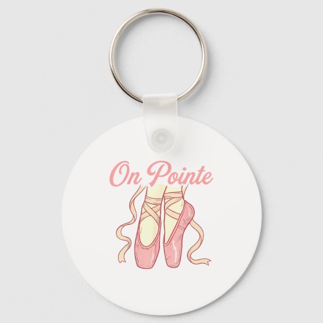 Porte-clés Sur inte ballet ballerine drôle pun danse  (Recto)