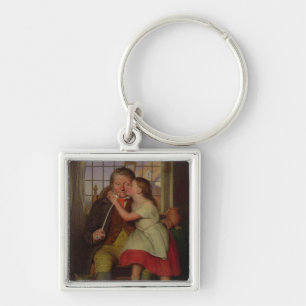 Porte-clés Sur le genou du grand-père