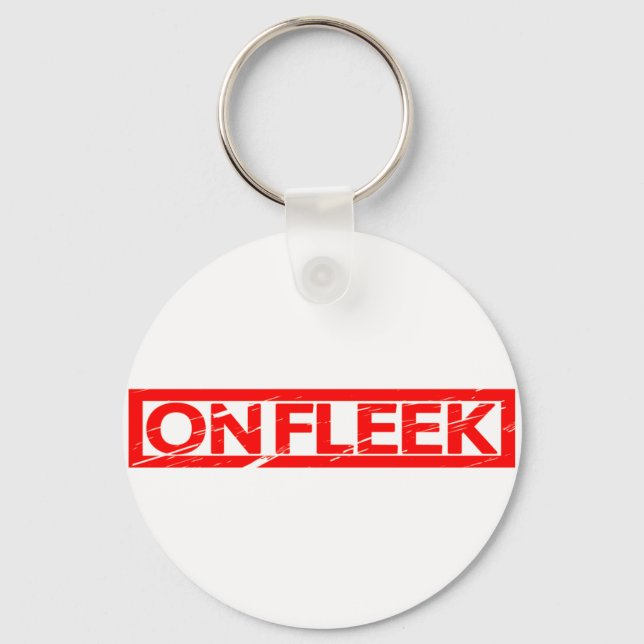 Porte-clés Sur le timbre Fleek (Recto)