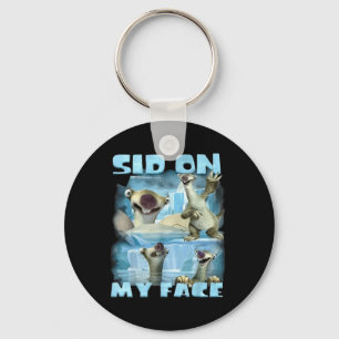 Porte-clés Sur le visage Sid sur le visage Ice Age Animal Sel