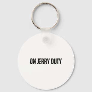 Porte-clés Sur les skis de garde de Jerry, blague drôle de sk
