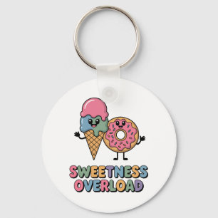 Porte-clés Surcharge de sucrerie Enfants de Donut & Ice Cre