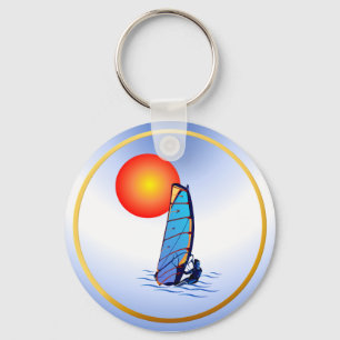 Porte-clés Surf-Cercle de vent