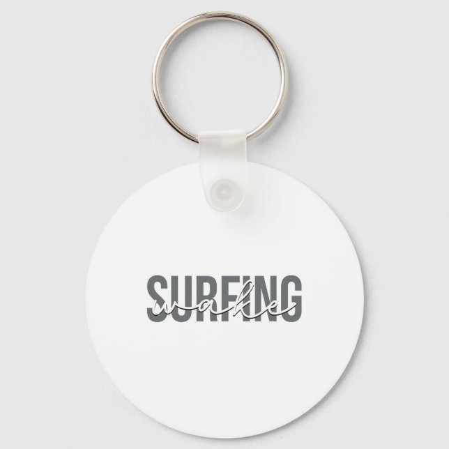 Porte-clés Surf wake Wakesurf Wake Surfer Bateau de surf  (Recto)