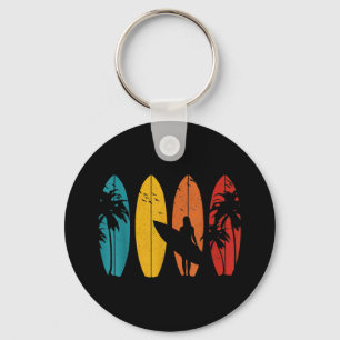 Porte-clés Surfer Cadeau Vintage Surf Surf Plage