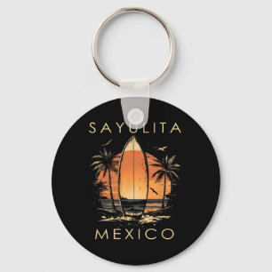 Porte-clés Surfeur Sayulita Mexique Plage Surf Surfiste V