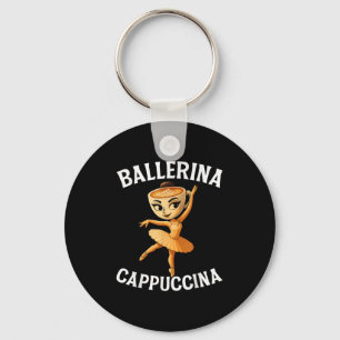 Porte-clés Surreal Italian Brainrot mème Ballerina Cappuccina