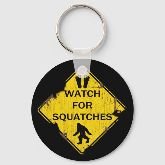 Porte-clés Surveiller Les Squatches (Recto)