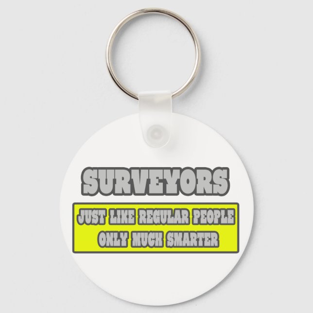 Porte-clés Surveyors...beaucoup plus intelligents (Recto)
